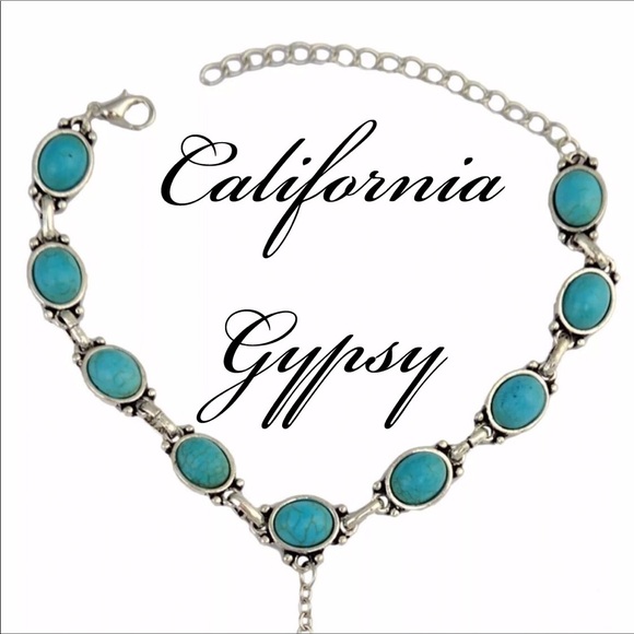 Festival hippie boho turquoise anklets🌈 - Picture 3 of 4